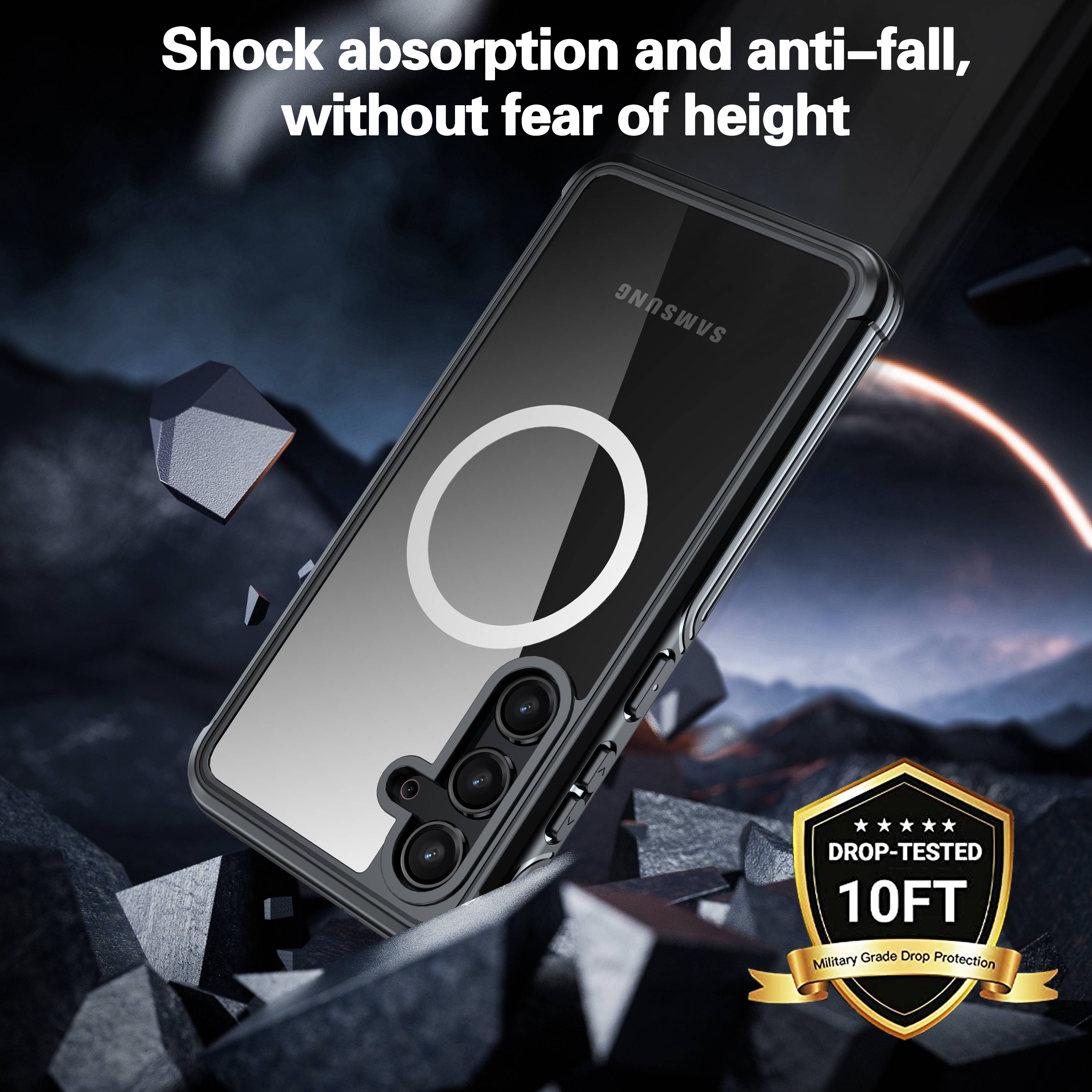 Handyhülle für die Samsung Galaxy S24-Serie Black Samsung Galaxy S24