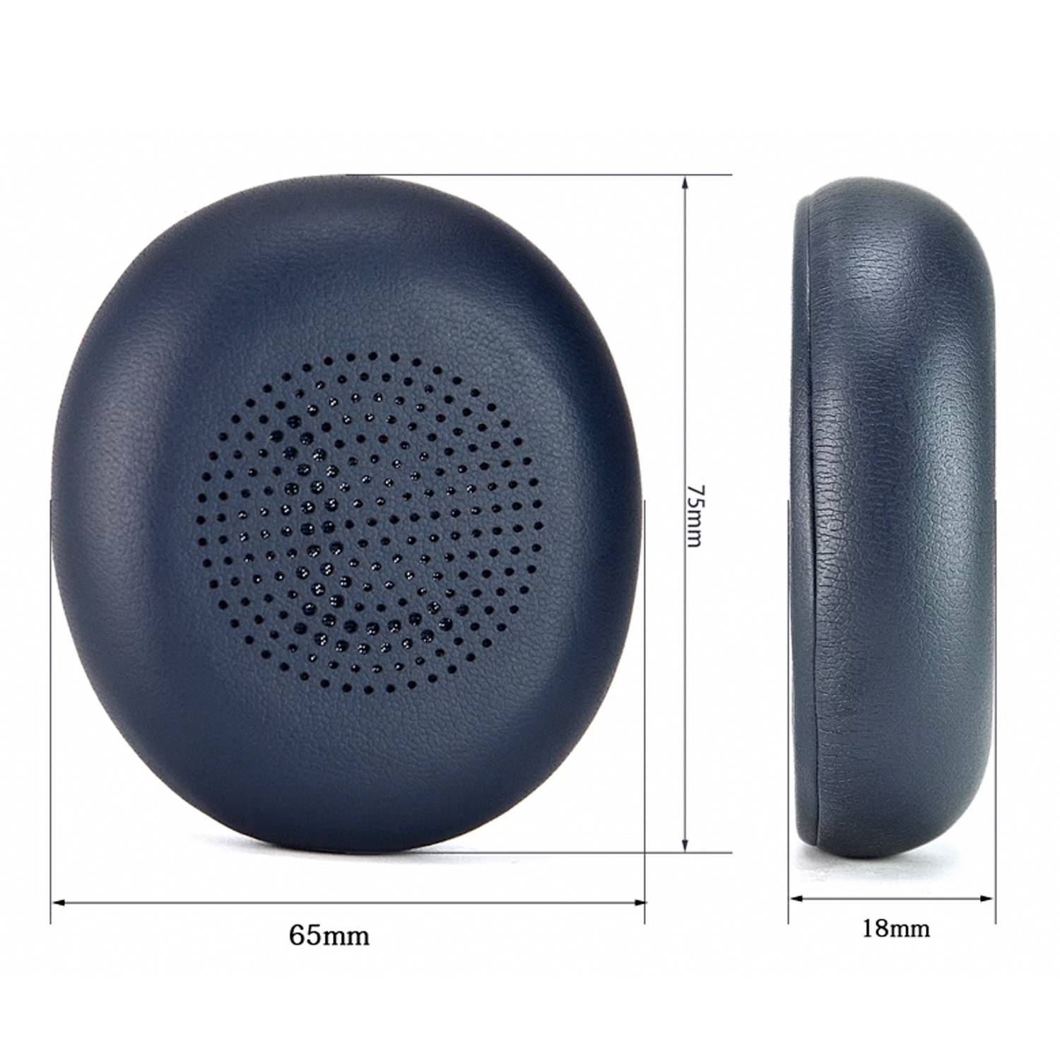 Ersatz-Ohrpolster für Jabra Elite 45h/Evolve2 65 Blue