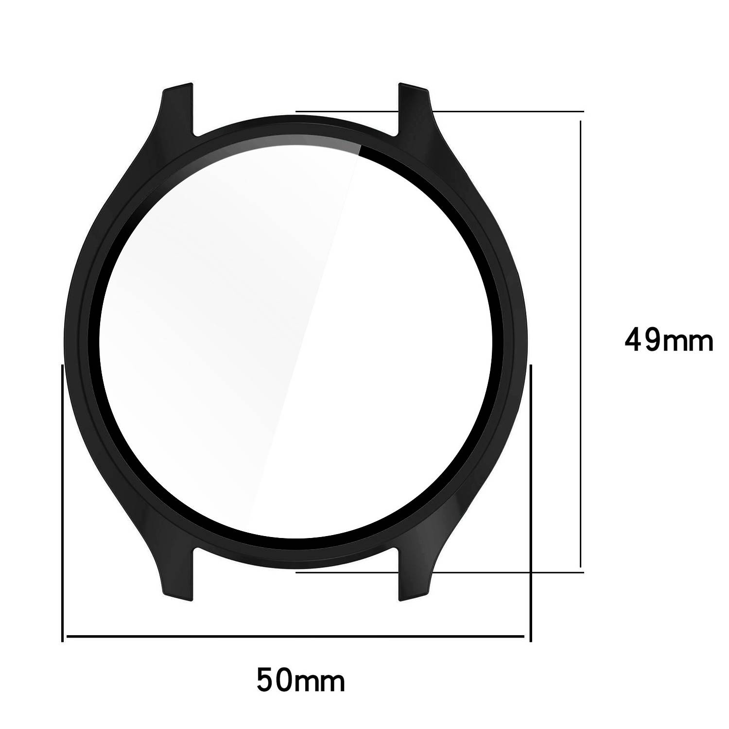 Uhrenschutzhülle für Xiaomi Mi Watch 2 Black