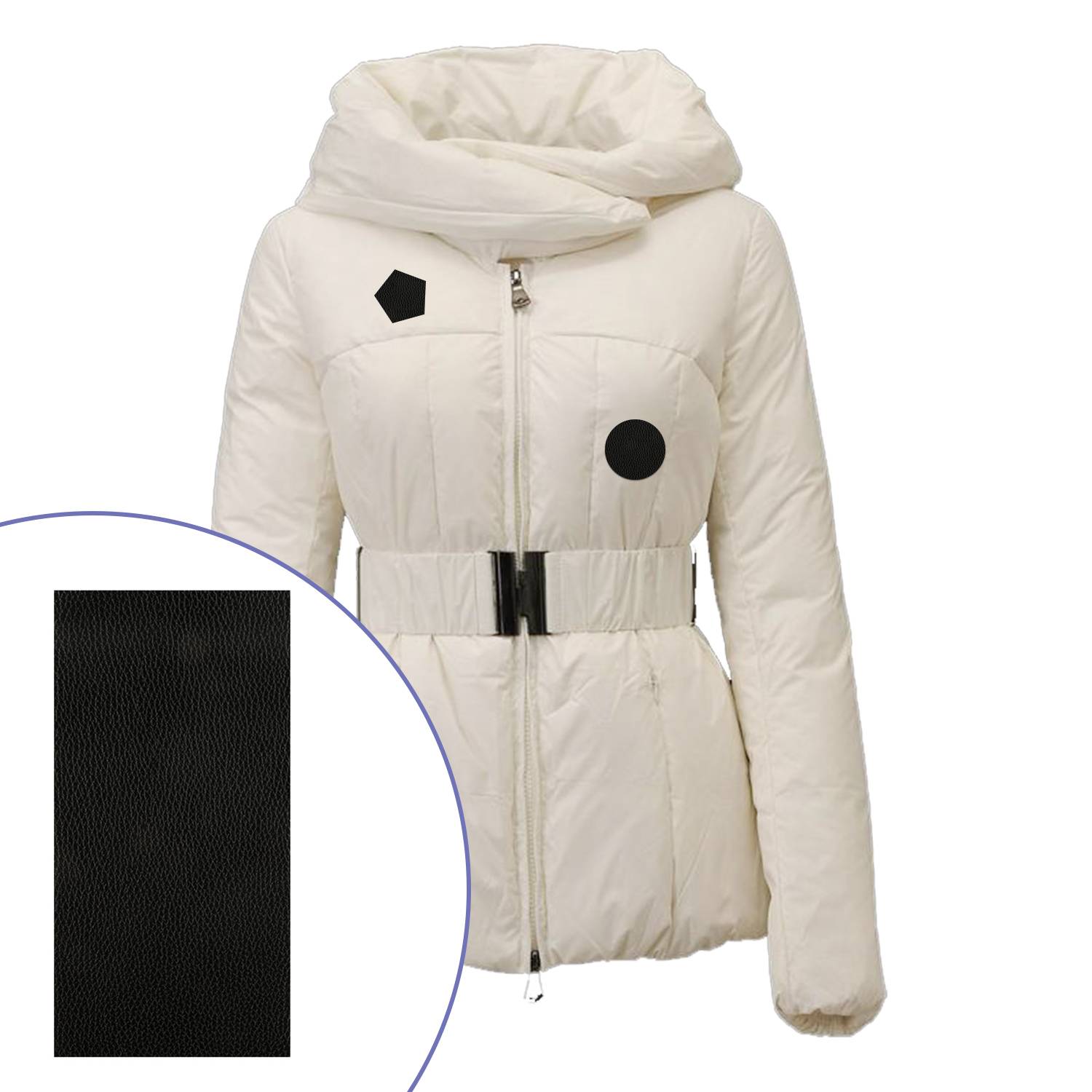 Selbstklebender flicken für DIY-Reparaturen Black