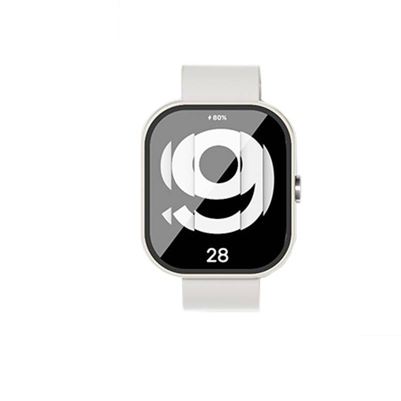 Hülle mit Displayschutzfolie für Redmi Watch 4 White