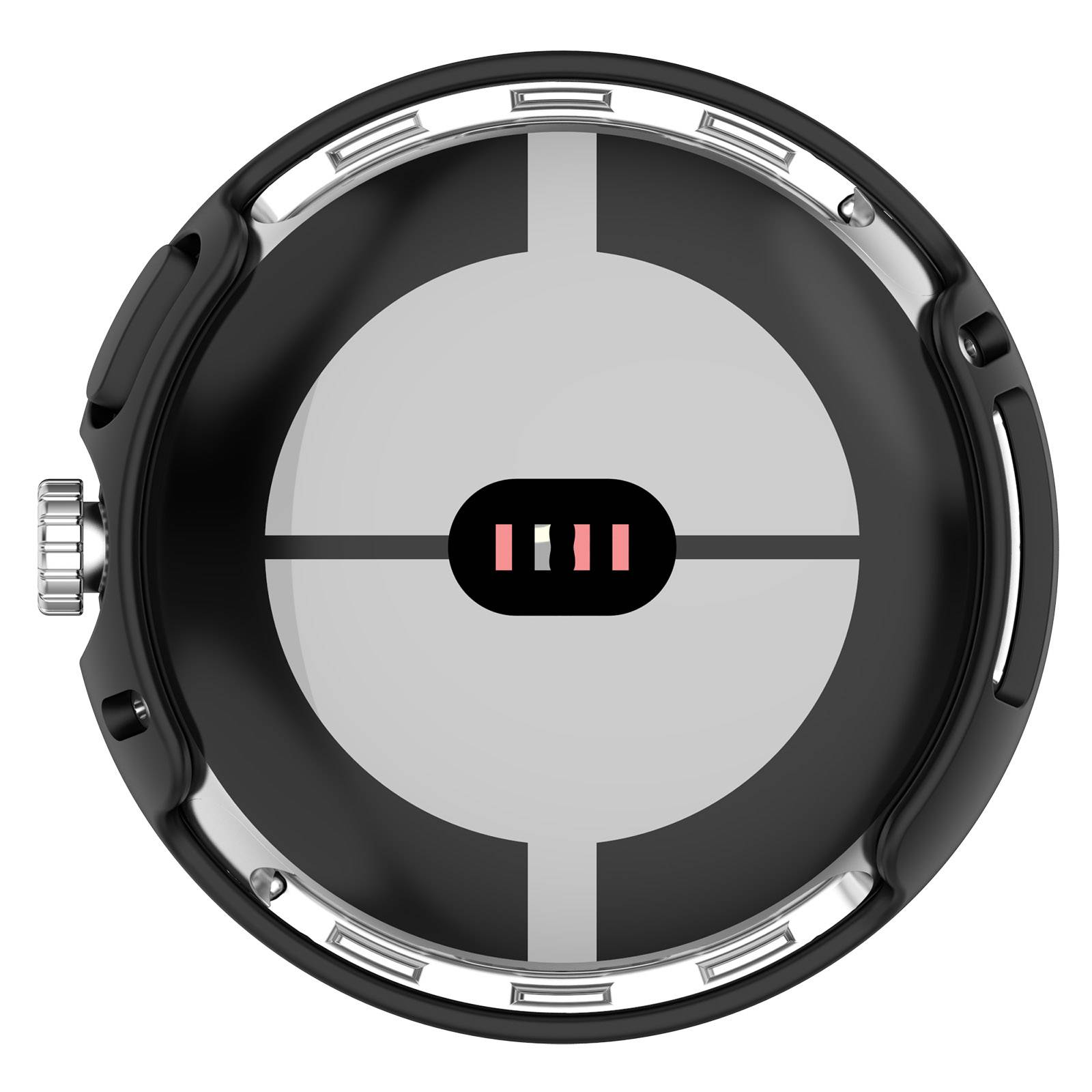 PC-Halbpack-Schutzhülle für Google Pixel Watch Black