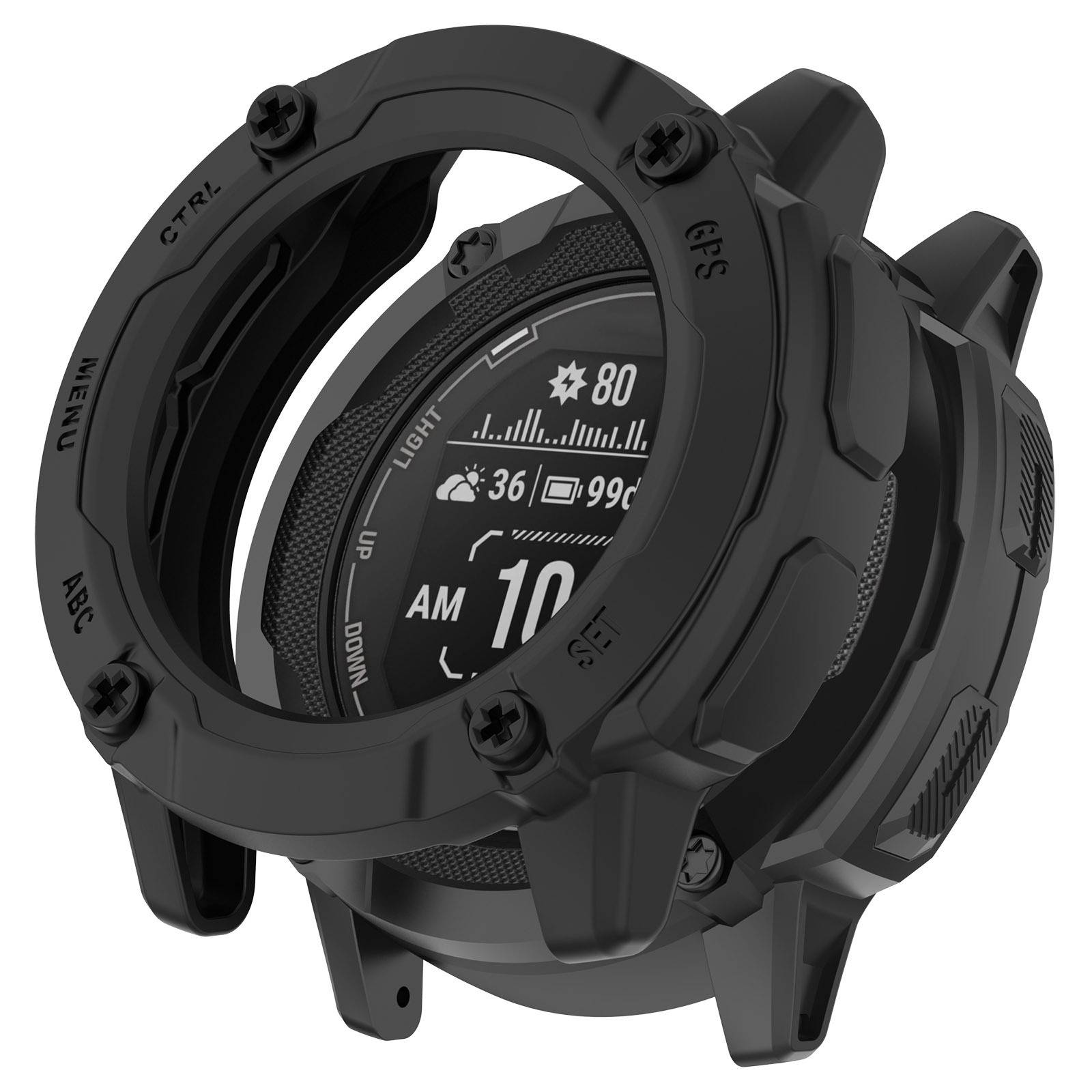 Gepanzerte Schutzhülle für Garmin Instinct 2X Black