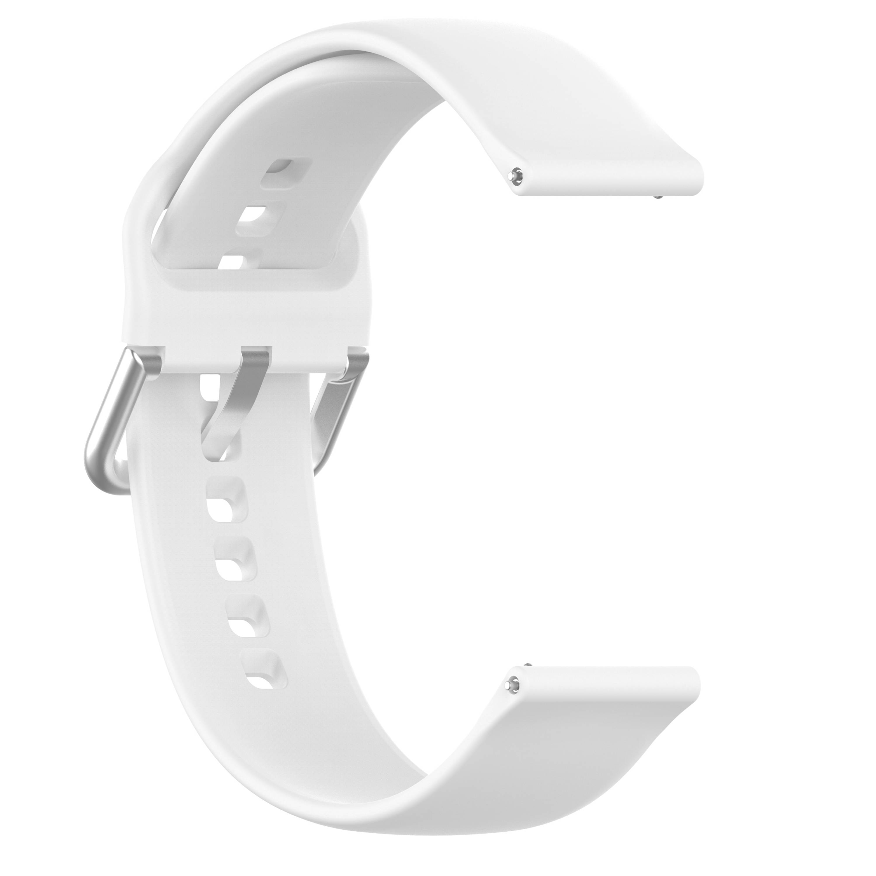 20 mm Silikonarmband für Garmin/Vivomore White