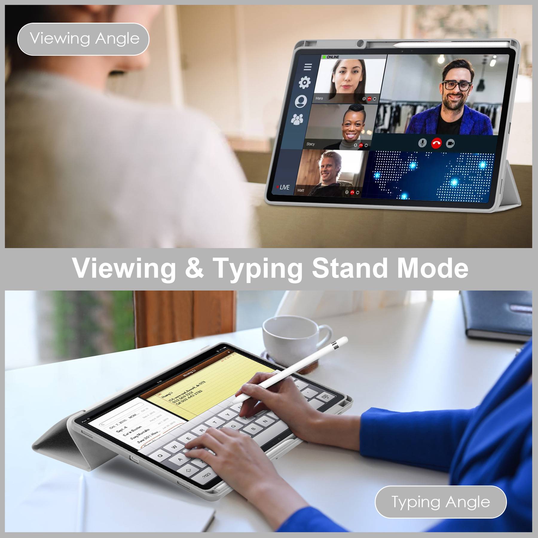 Faltbare Hülle für Samsung Galaxy Tab Modell 2