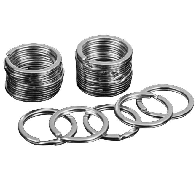 Flache Schlüsselanhänger, 100er-Pack S