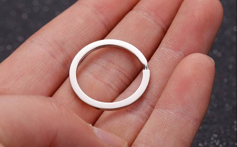 Flache Schlüsselanhänger, 100er-Pack S