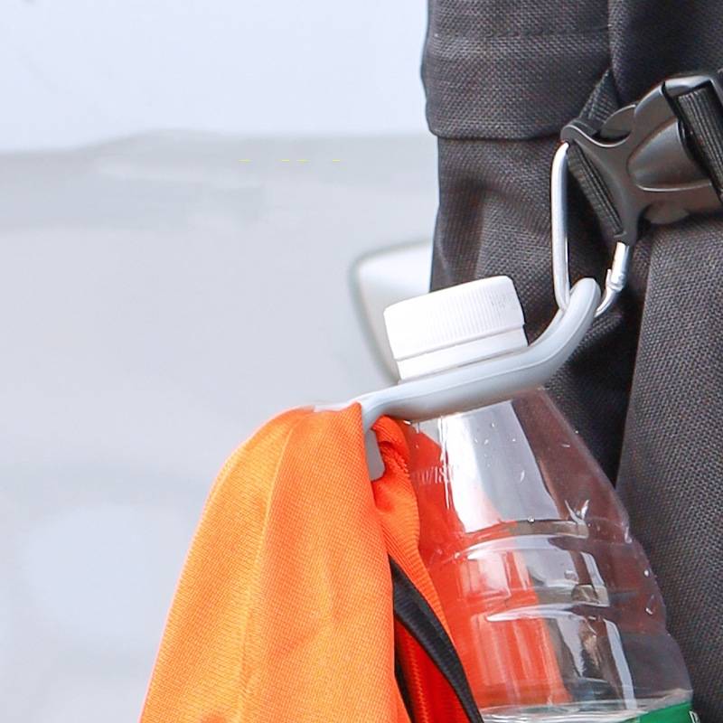 2er-Pack Wasserflaschenhalter aus Silikon mit Karabiner