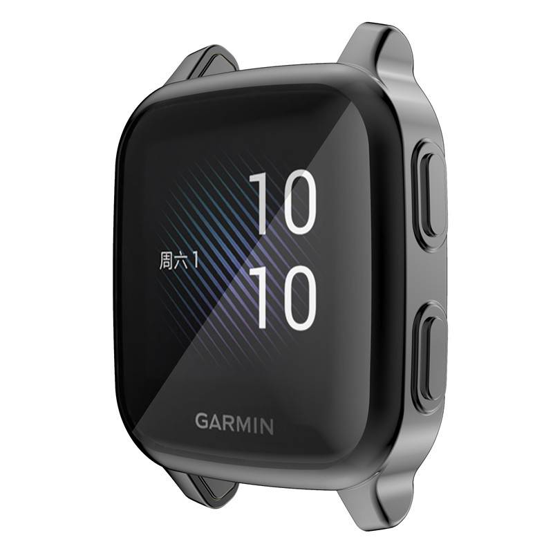Schutzhülle mit Displayschutzfolie für Garmin Venu Sq Black