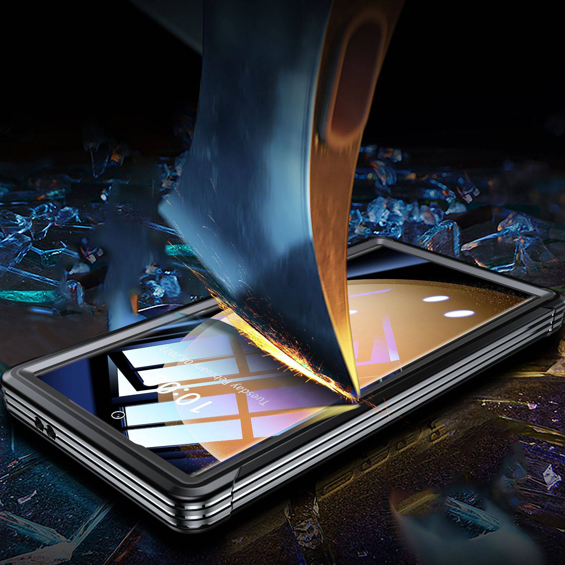 Samsung A55 Magnetische Handyhülle Blue