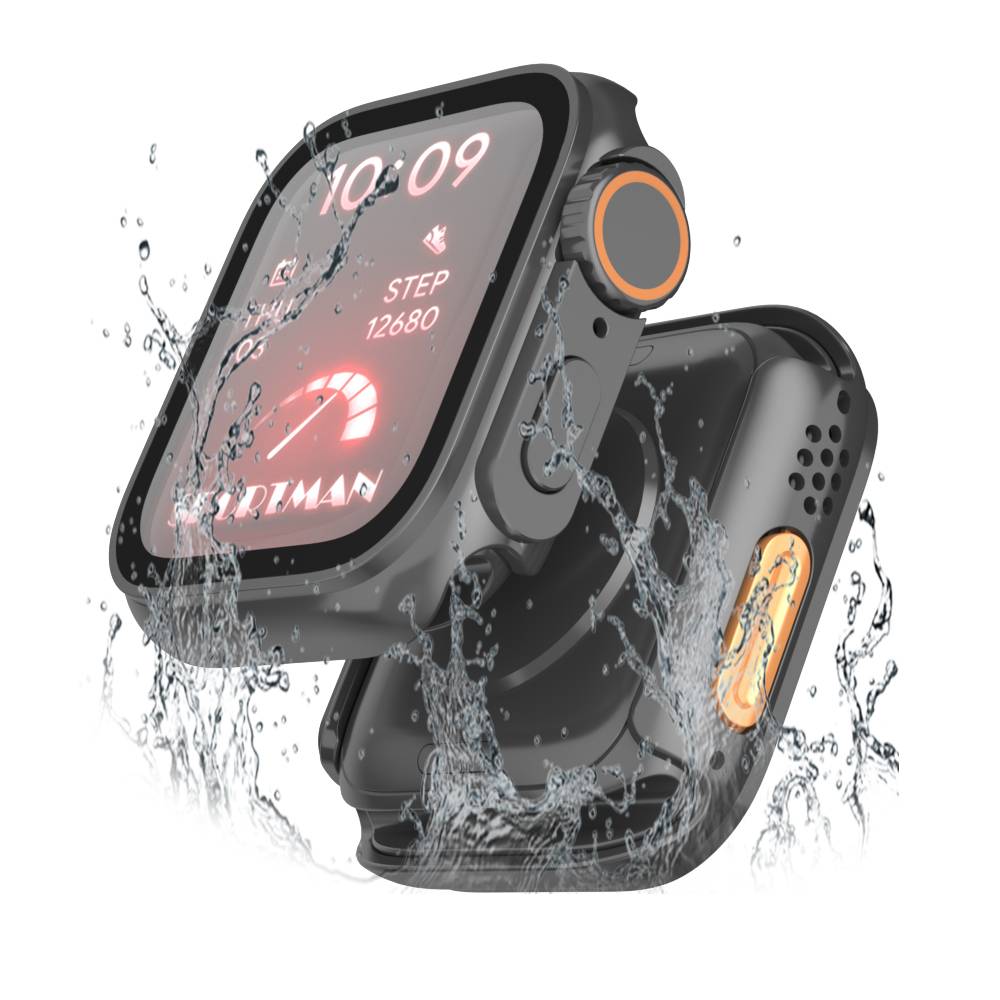 PC-Gehäuse mit Displayschutz für Apple Watch Series 4/5/6, 40 mm Black