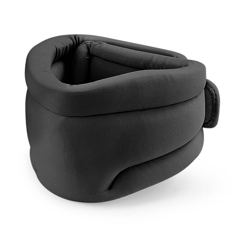 Atmungsaktive Kopfstütze zur Unterstützung und Schmerzlinderung Black