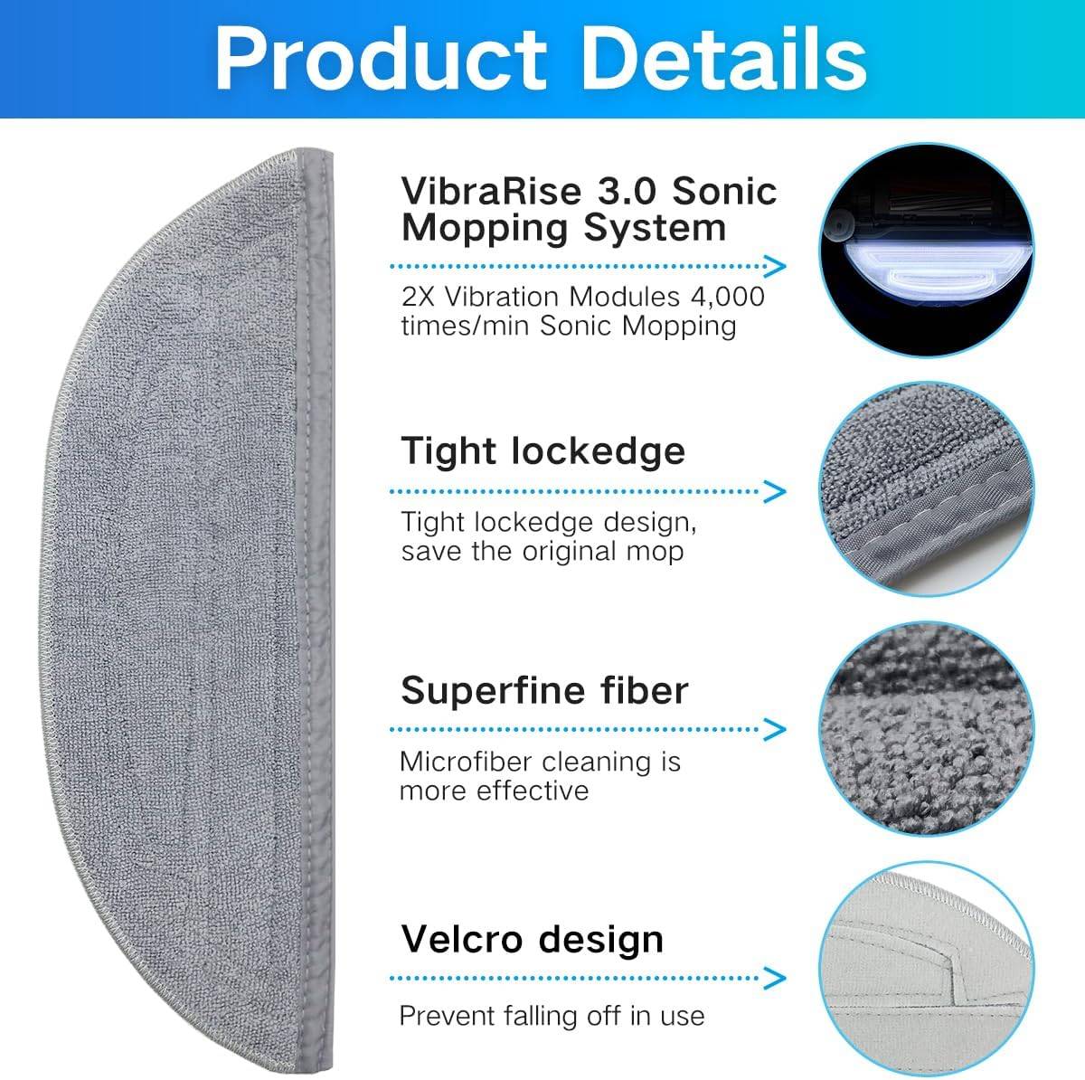 Zubehör für Roborock S8 MaxV Ultra 19 Teile