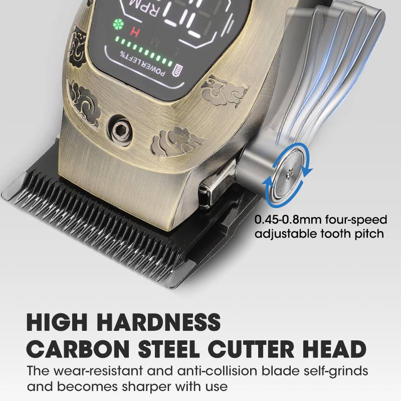 Professioneller Haarschneider mit Zubehör