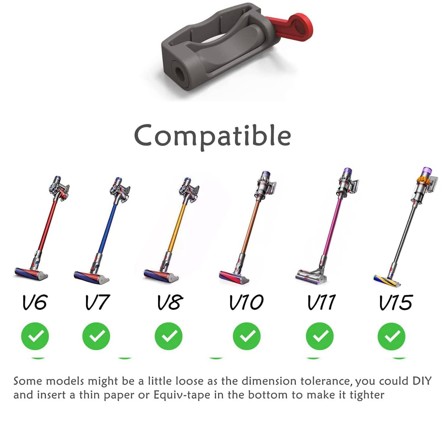 Ein-/Aus-Tasten-Klemme 2er-Pack Kompatibel mit Dyson V15/V10/V11