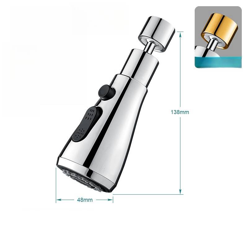 Schwenkbare Brausedüse für Küchenarmatur Silver