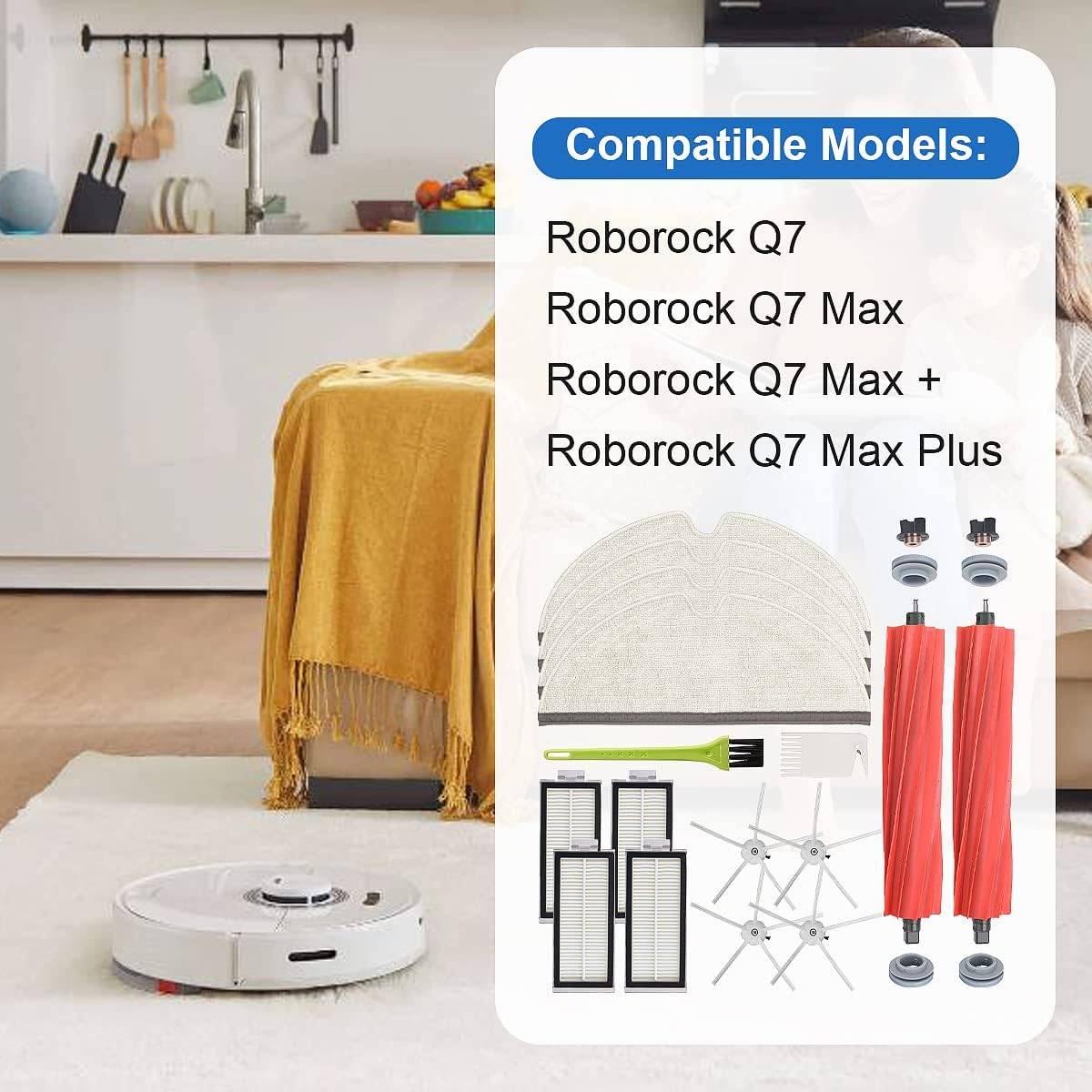 Ersatzteile für Xiaomi Roborock Q7/Q7 Max/Max Plus Roboterstaubsauger