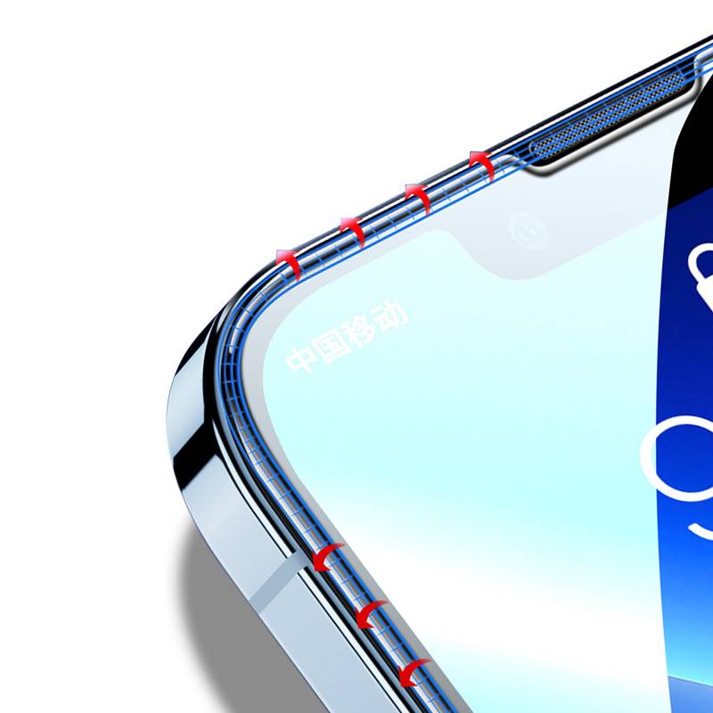 5D-Displayschutz aus gehärtetem Glas für iPhone (2er-Pack) iPhone 12