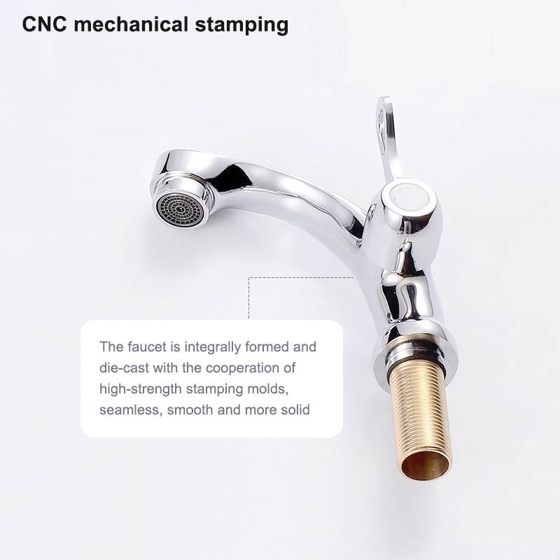 Wasserhahn mit eingebautem Kupferventil