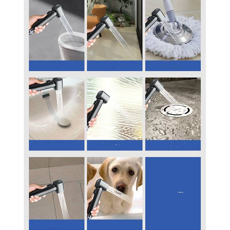 Bidetbrause mit Magnethalterung Silver