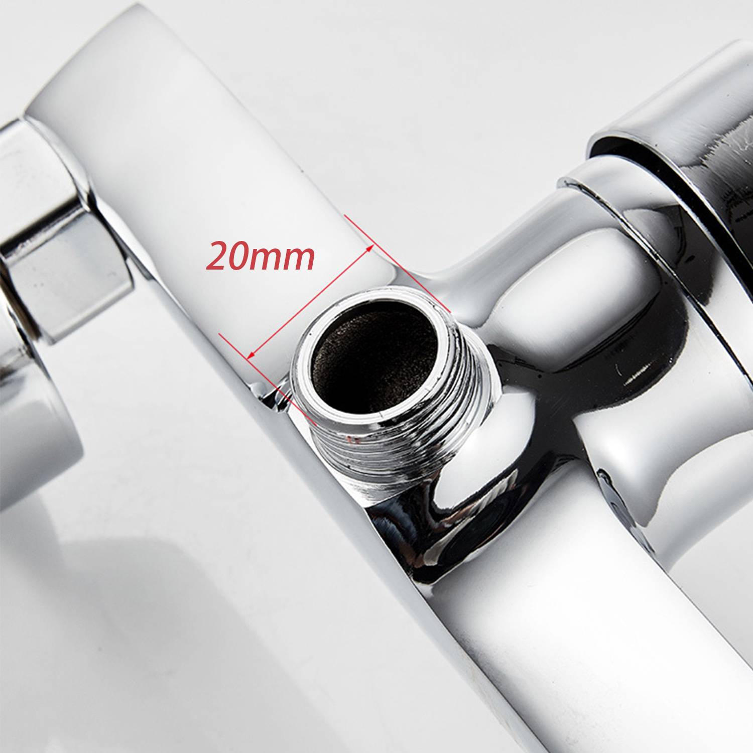 Duschmischer aus Legierung für heißes und kaltes Wasser