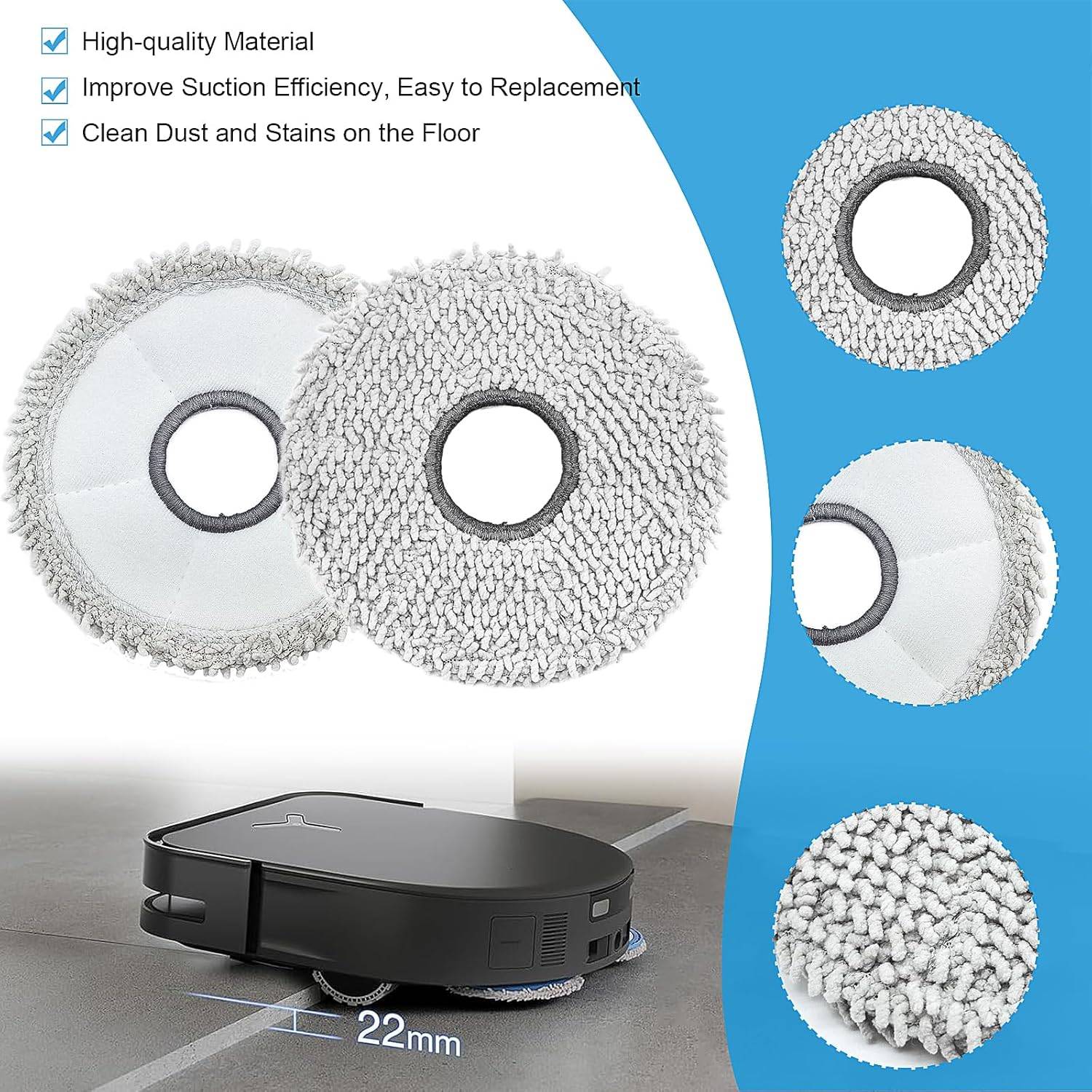 Zubehör für Ecovacs Deebot X5 Omni / X5 Pro Roboterstaubsauger