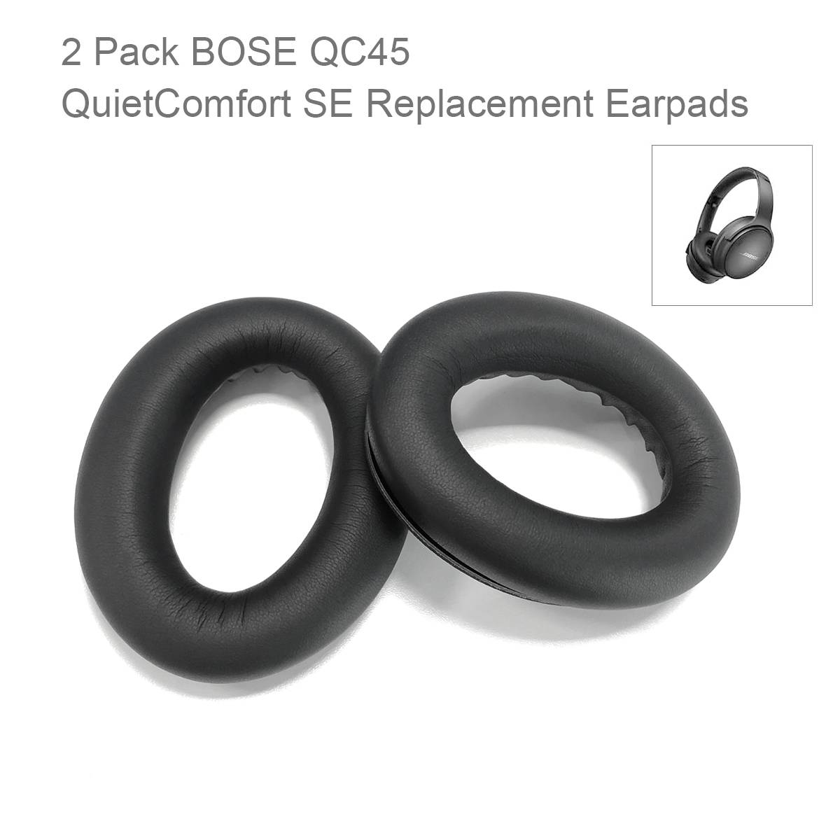 Ohrpolster für Bose QC45 / QuietComfort SE Black