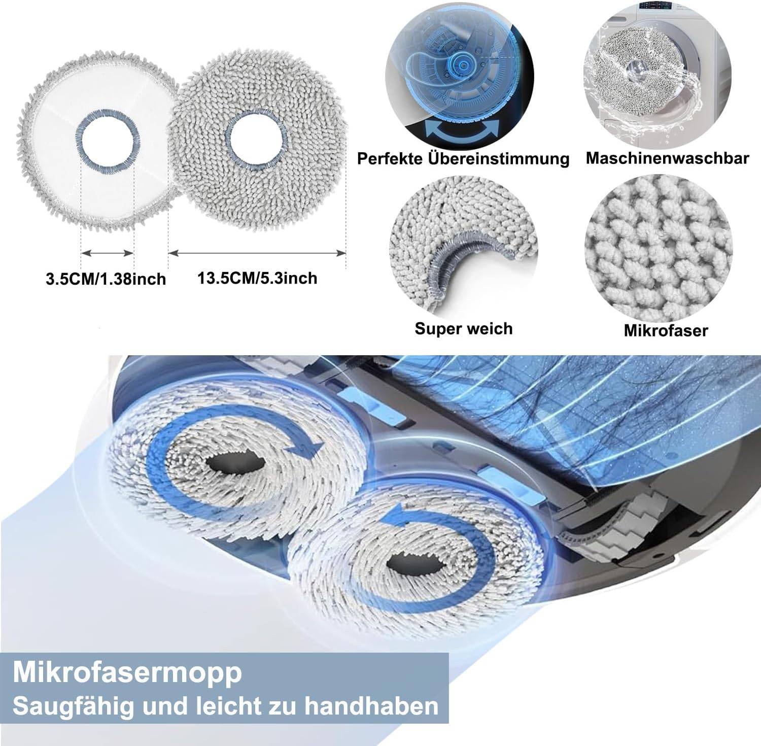 Ersatzteile für Ecovacs Deebot T30 Omni, T30 Pro Omni, T30 Max