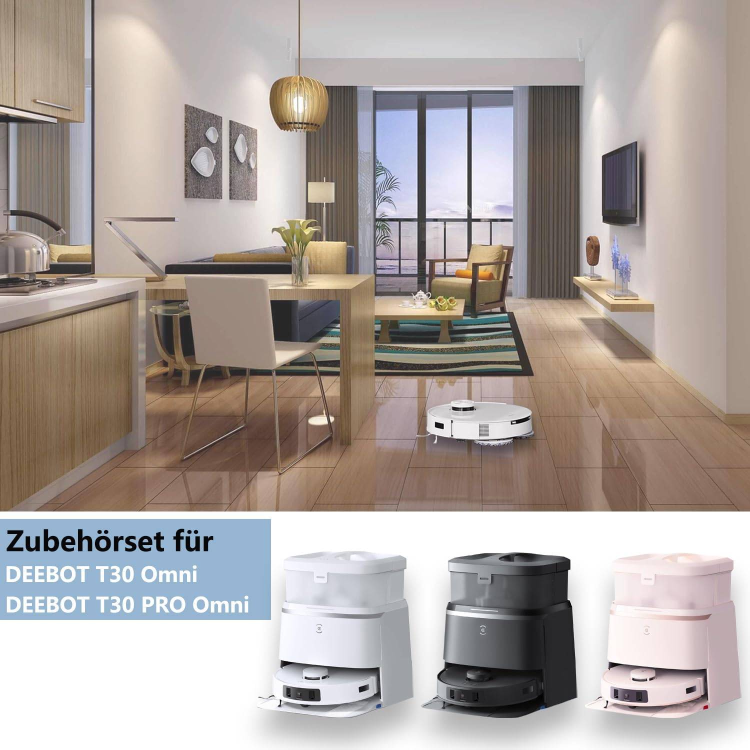 Ersatzteile für Ecovacs Deebot T30 Omni, T30 Pro Omni, T30 Max