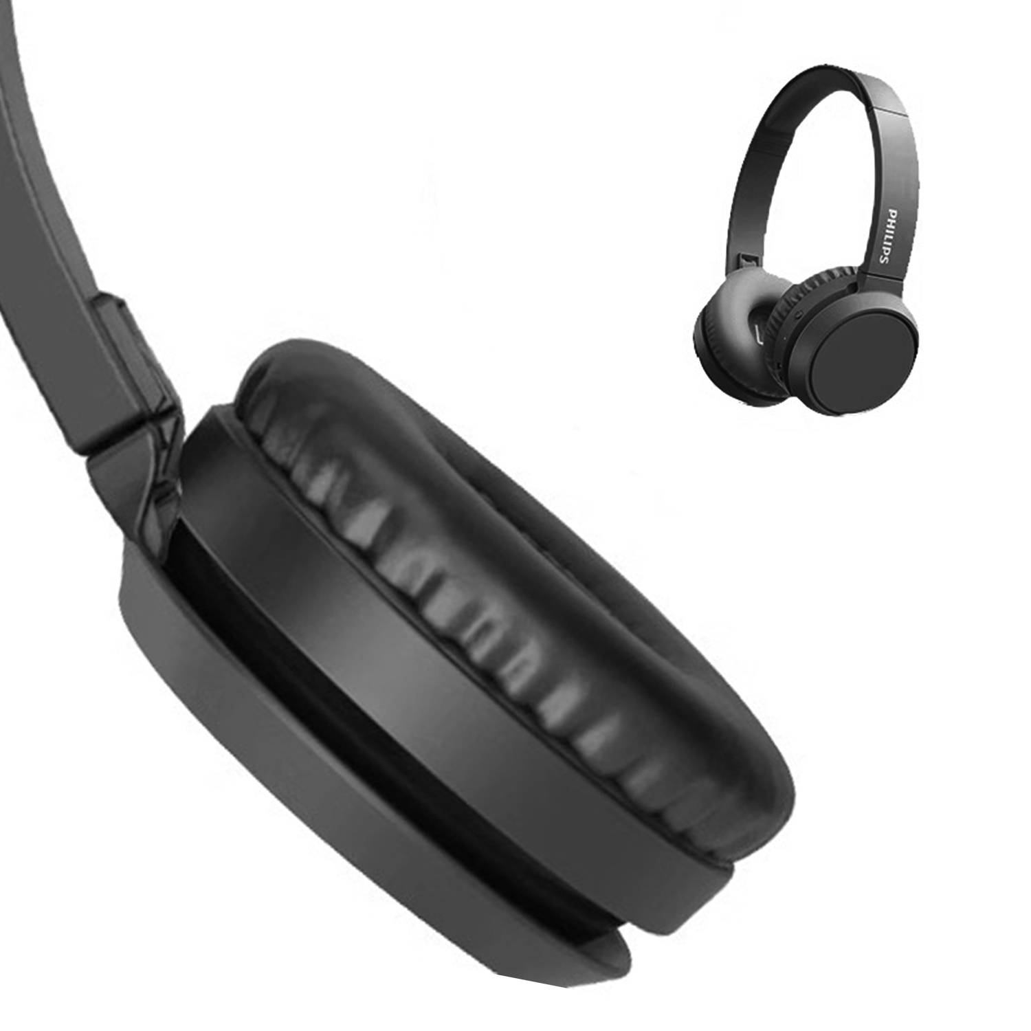 Ersatz-Ohrpolster für Philips TAH4205, TAH4105, SHB3075, SHB3060 Black