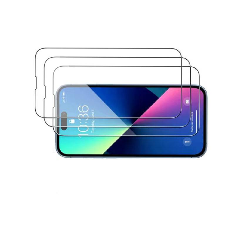 iPhone 14 Displayschutzfolie aus gehärtetem Glas (3er-Pack)