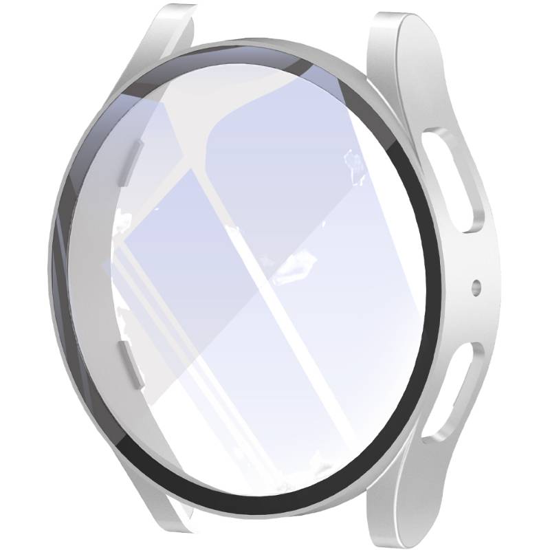 Schutzhülle für Samsung Watch 7 mit integriertem Displayschutz Silver 44mm