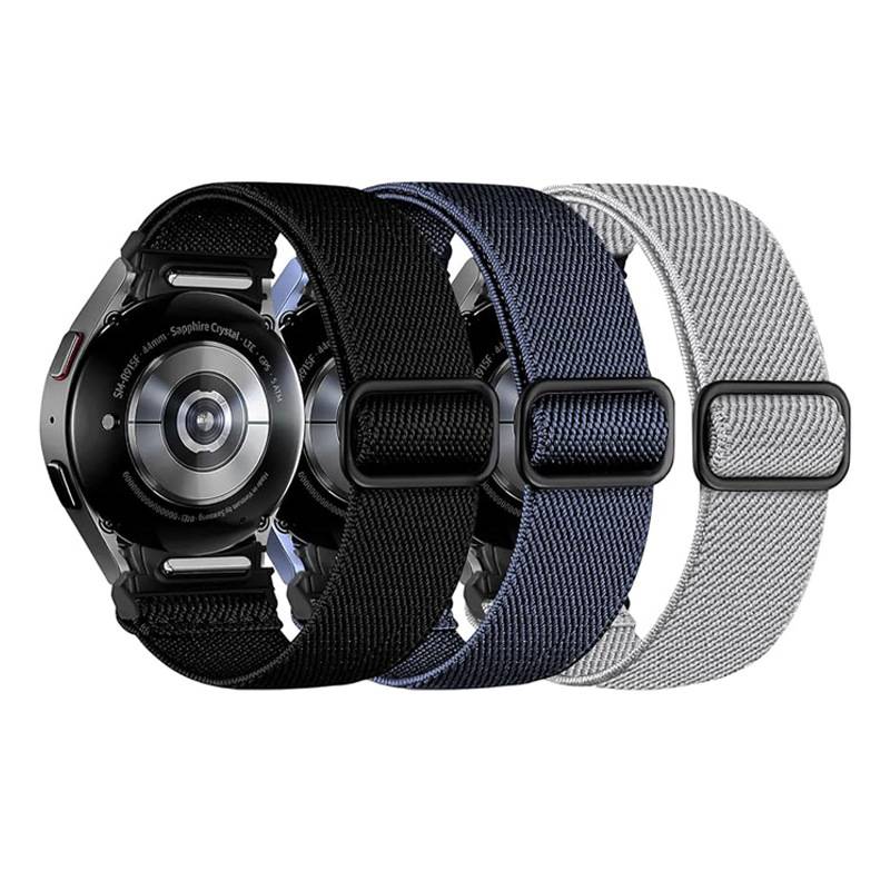 Samsung Galaxy Watch 6 Armband mit verstellbarer Schnalle Black