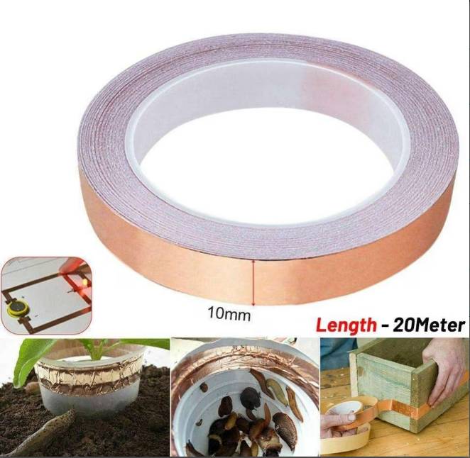 Antistatisches Kupferfolienband für Gitarren- und EMI-Abschirmung, Bastelarbeiten, elektrische Reparaturen S