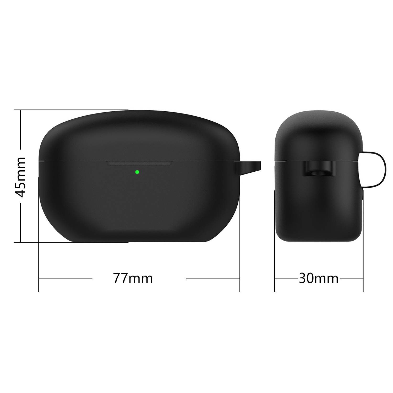 Schützende Silikonhülle für Sony WF-1000XM5 Kopfhörer Black
