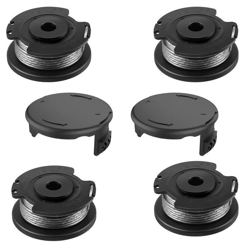 Ersatz-Spulenfaden und Abdeckungsset für Rasentrimmer von Bosch 4 Spulen