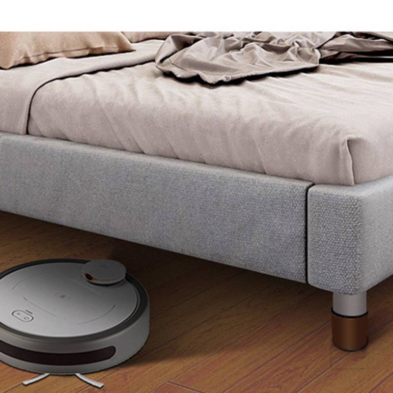 Set mit 4 runden Möbelerhöhungen aus Karbonstahl M