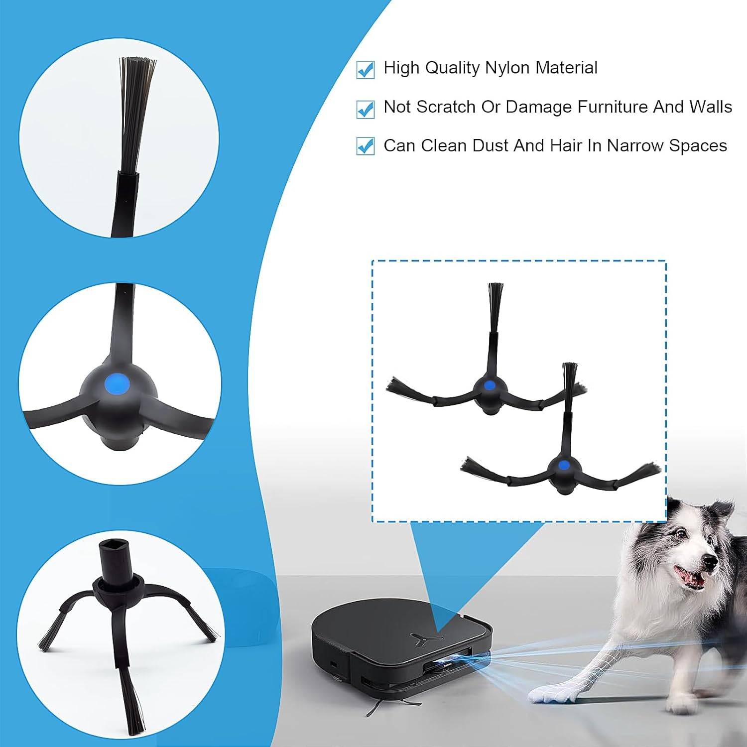 Zubehörset für Ecovacs Deebot X5 Omni & X5 Pro Roboterstaubsauger