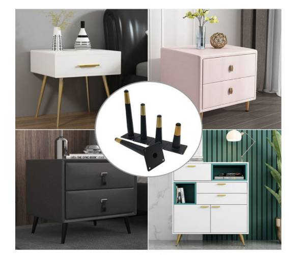 Konische Möbelbeine, 4er-Pack L