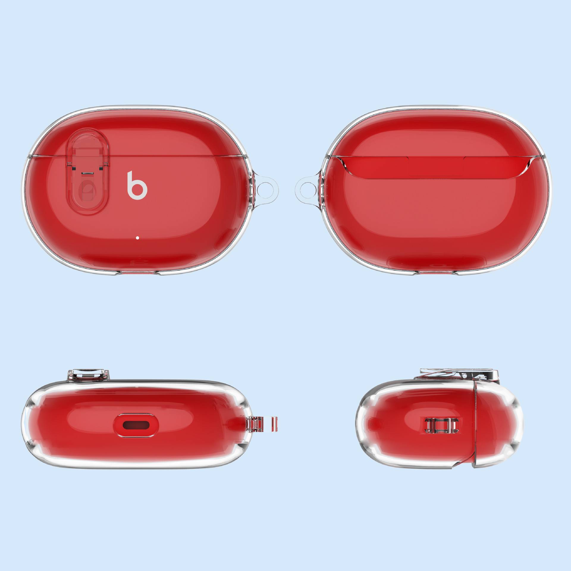 Transparente TPU-Hülle für Beats Studio Buds Transparent