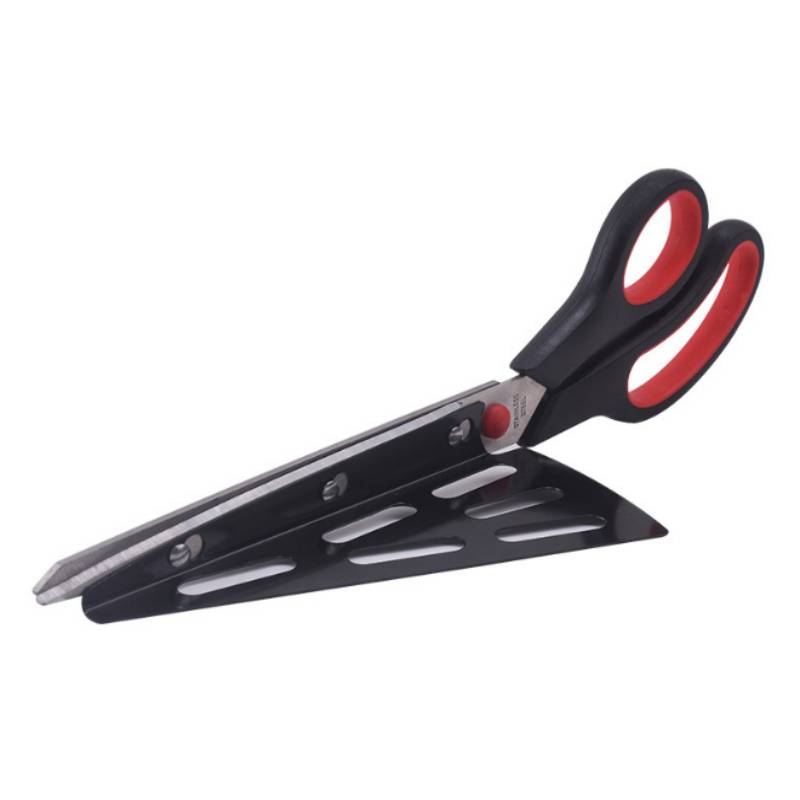 2-in-1-Pizzaschere aus Edelstahl