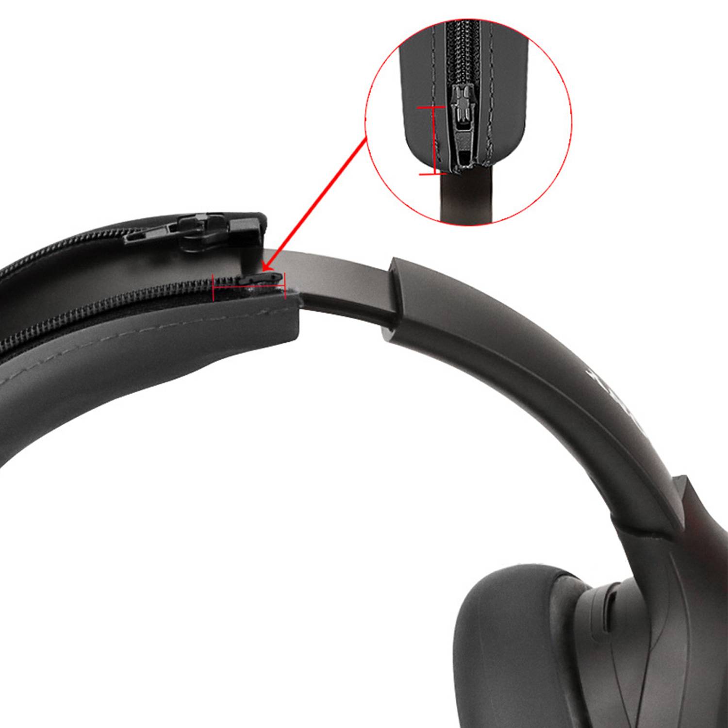 Ersatz-Ohrpolster für Sony WH-H910N Kopfhörer Black