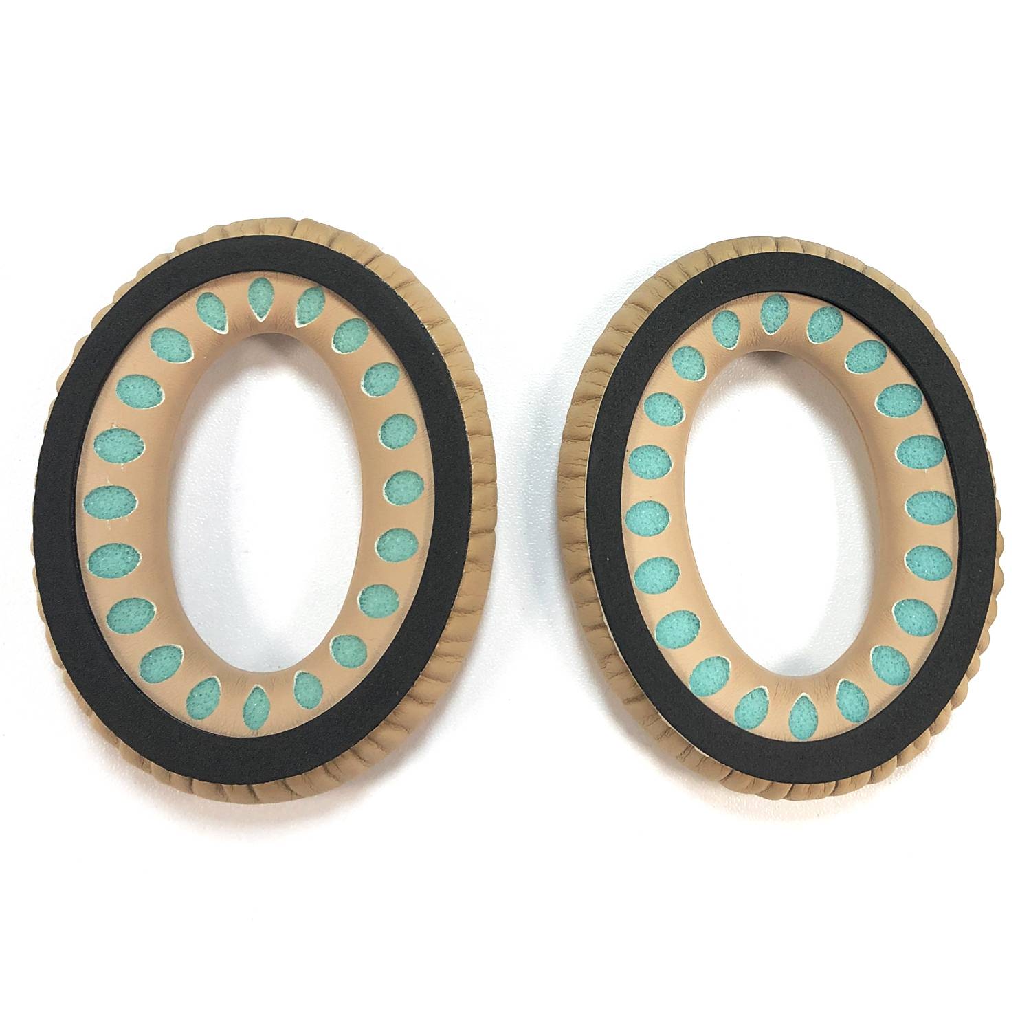 Ersatz-Ohrpolster und Kopfbügel für Bose QC15 QC25 QC35 Kopfhörer Beige+Black