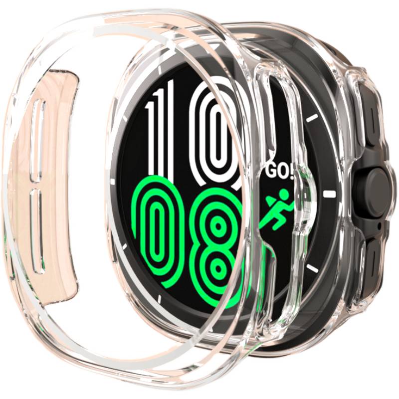 47 mm ultradünnes, durchscheinendes Gehäuse für die Samsung Galaxy Watch 7 Black