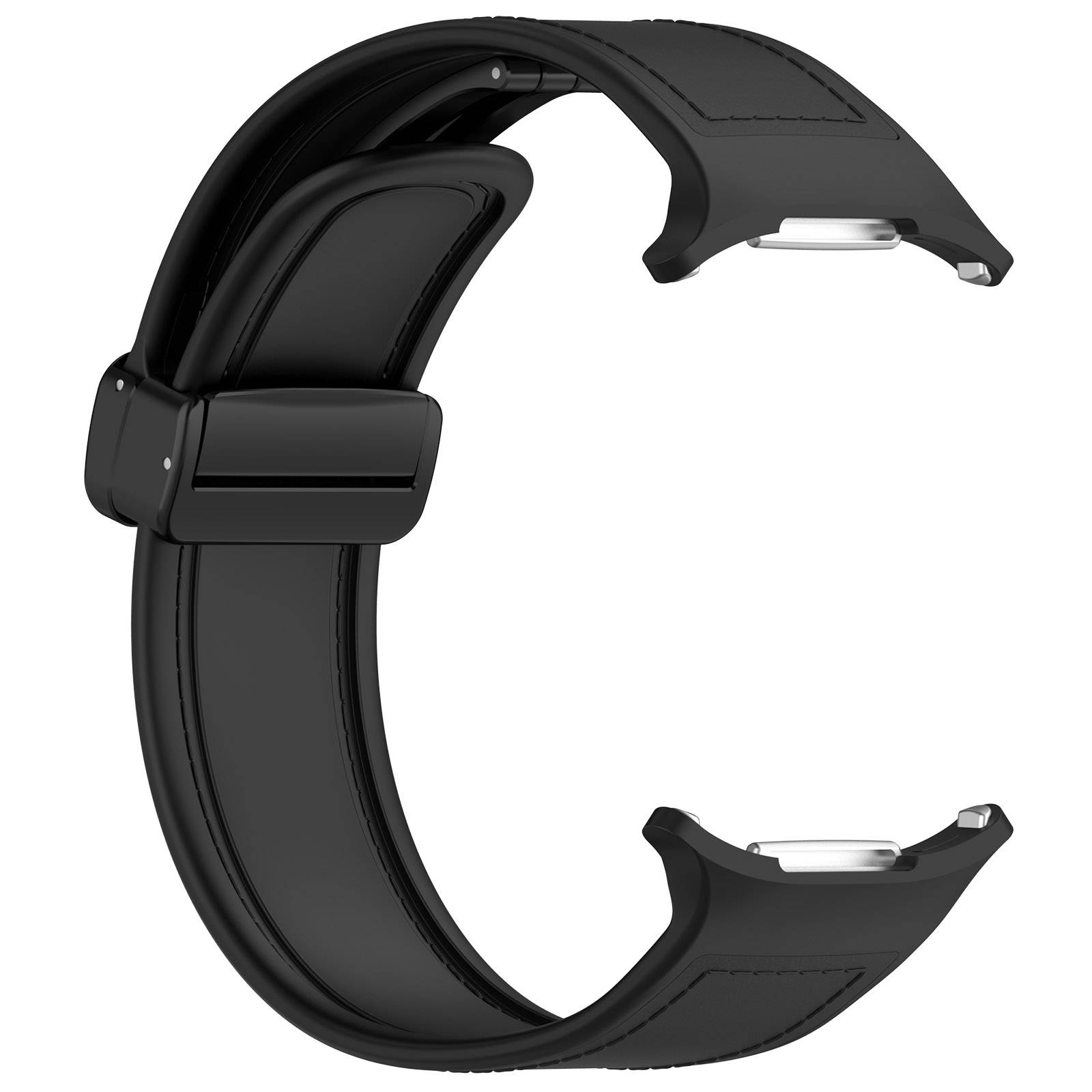 Silikon-Uhrenarmband für Samsung Watch Ultra 47 mm Black