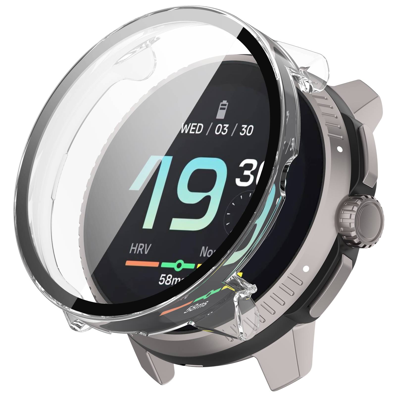 Suunto Race-Uhrengehäuse mit integriertem Displayschutz Transparent
