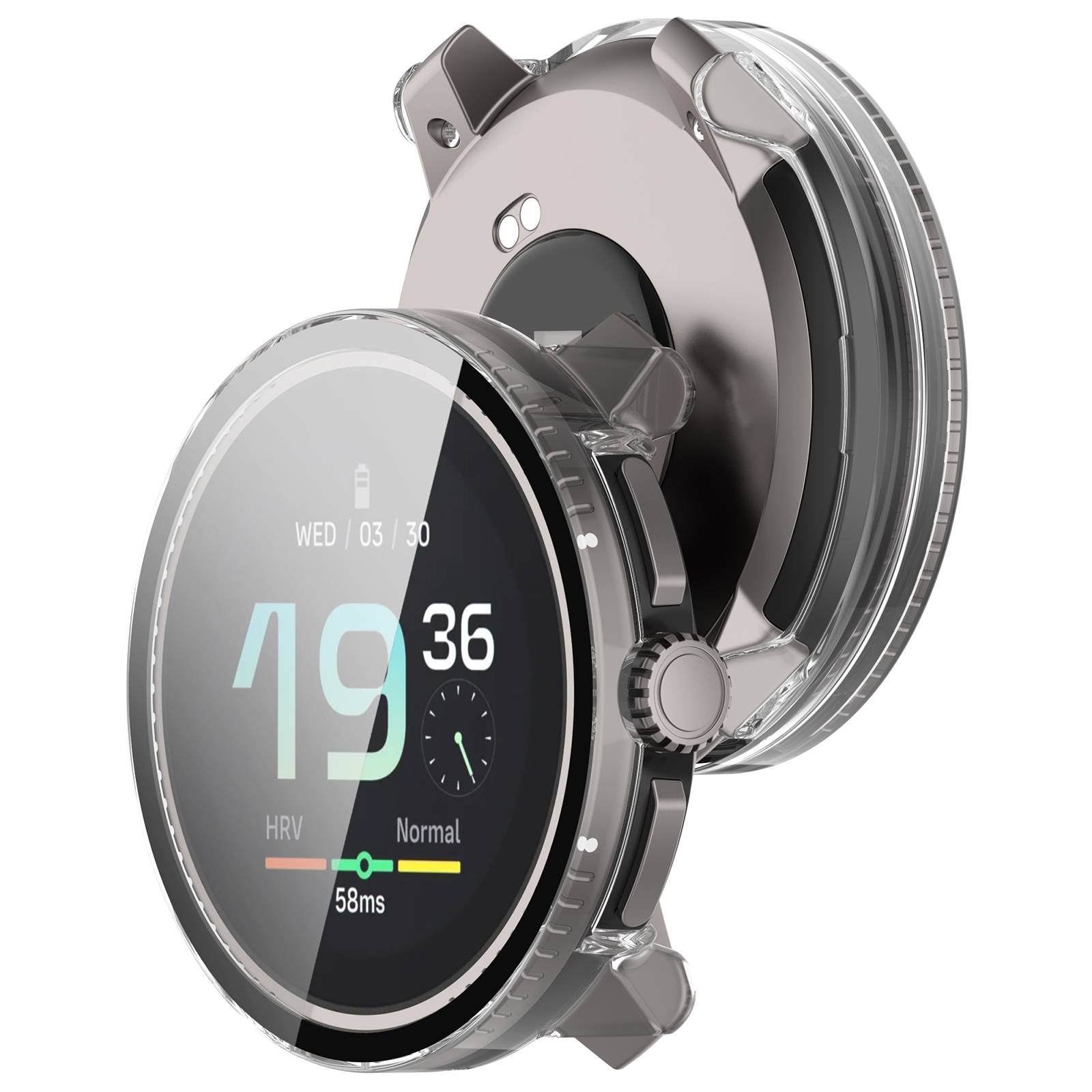 Suunto Race-Uhrengehäuse mit integriertem Displayschutz Transparent