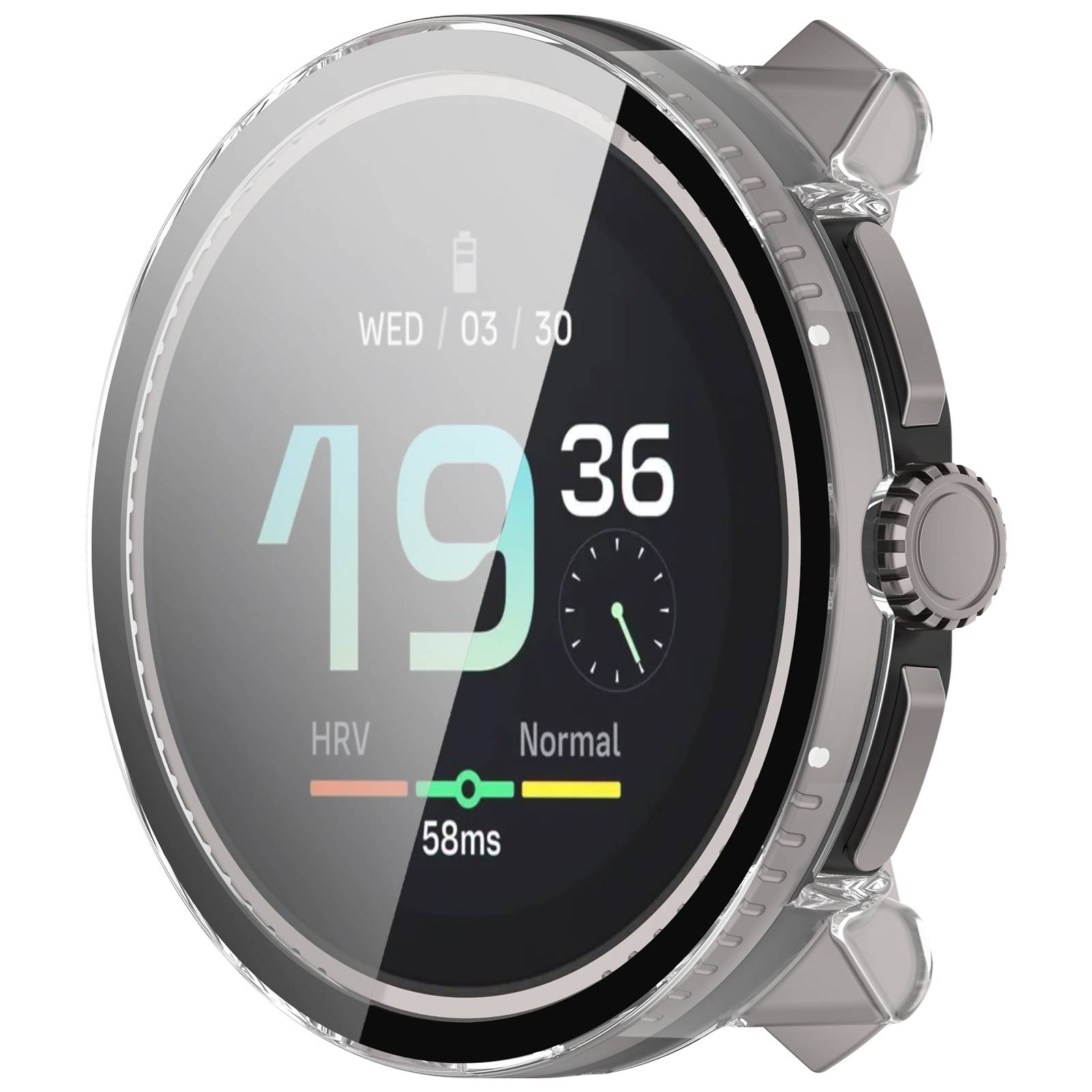 Suunto Race-Uhrengehäuse mit integriertem Displayschutz Transparent
