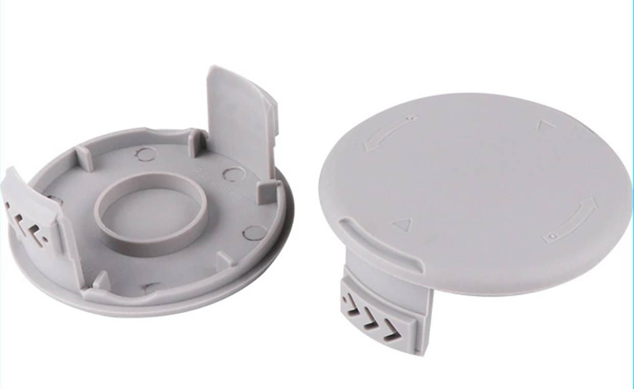 RYOBI Trimmer-Ersatzspulen mit Kappe (12er-Pack blaue Schnur + 2er-Pack graue Kappe)