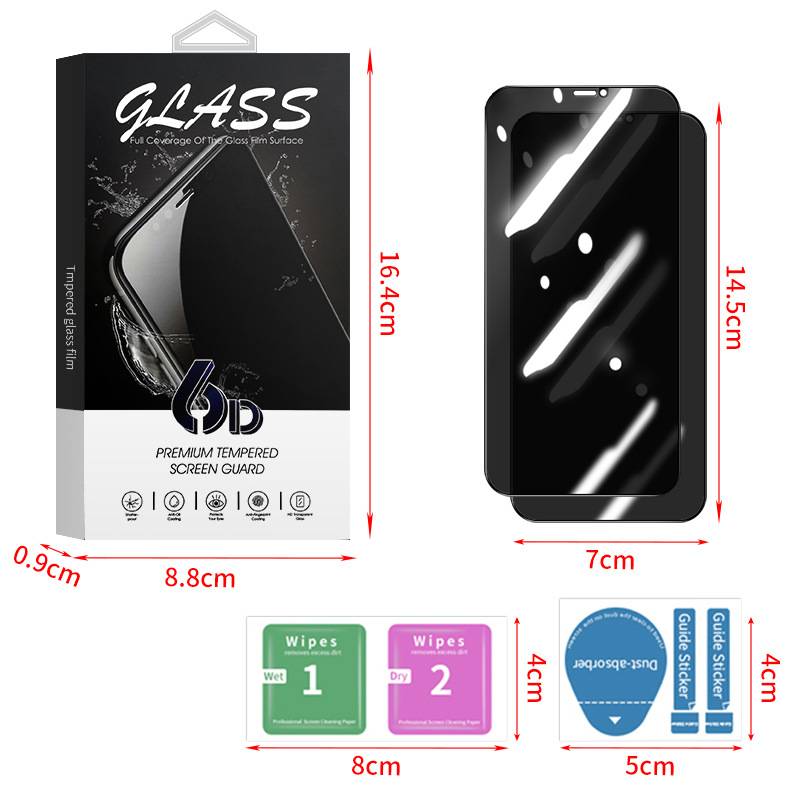 Bildschirm- und Blickschutz für iPhone (2er-Pack) iPhone 12